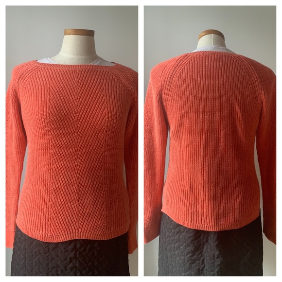 Coral Cotton Sweater - Picture 3 of 6